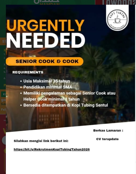 Loker Senior cook
