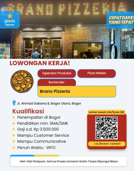 Loker Operator produksi