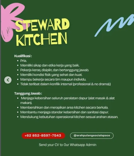 Loker Steward Kitchen