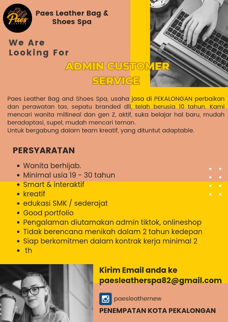 Loker ADMIN CUSTOMER SERVICE