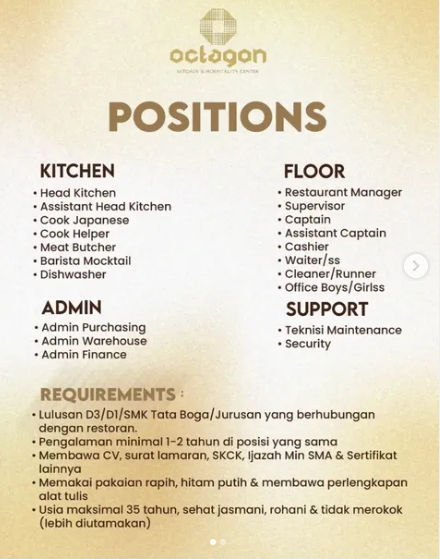 Loker Teknisi Miantenance
