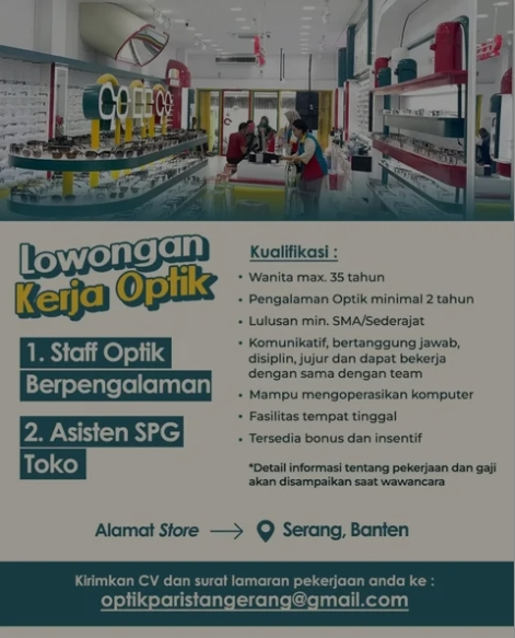 Loker Asisten SPG toko