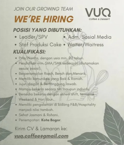 Loker Waiter/ss