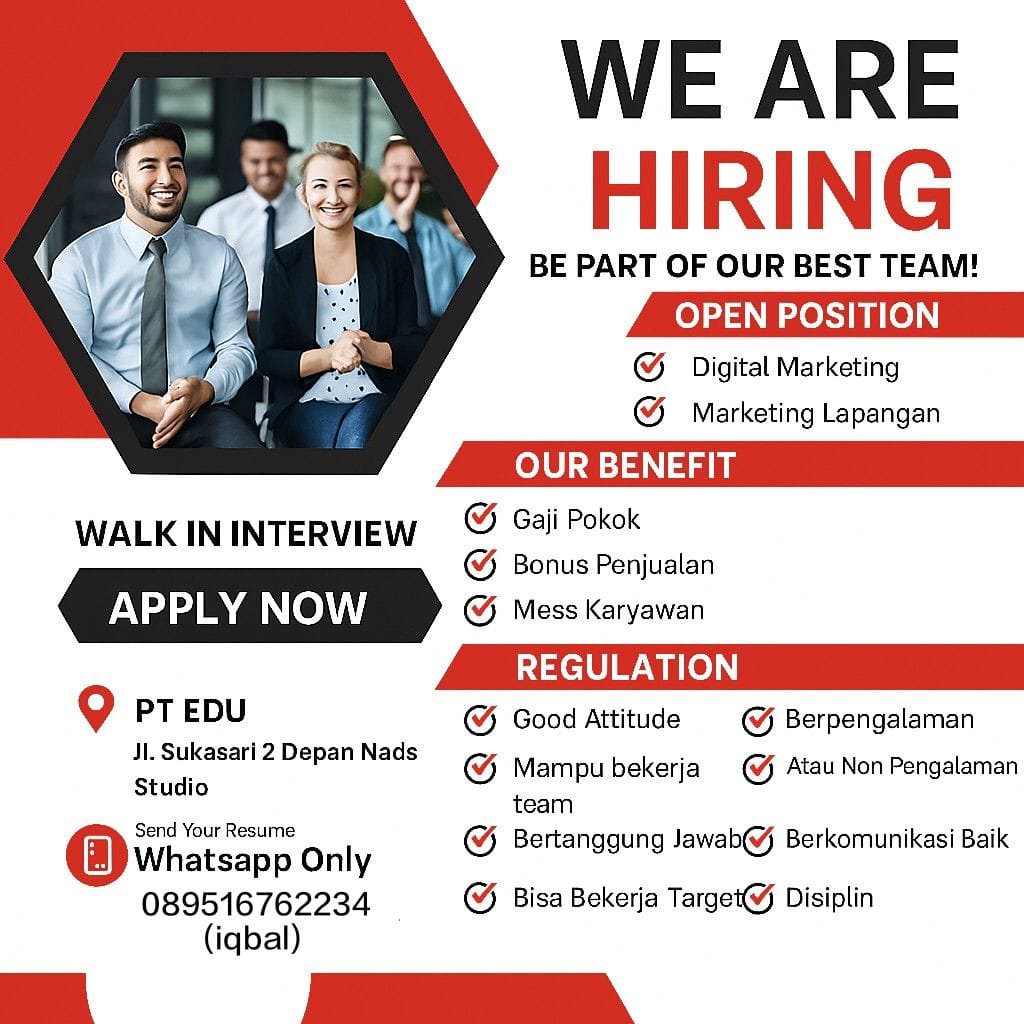 Loker Digital Marketing Marketing Lapangan