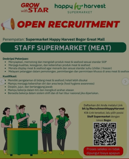 Loker Staff supermarket (meat)