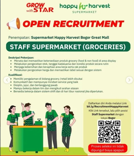 Loker Staff supermarket (Groceries)
