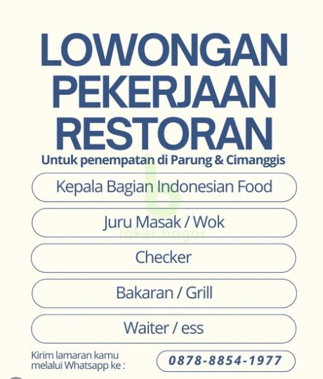 Loker Juru Masak