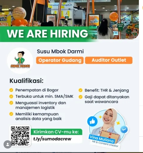Loker Operator Gudang