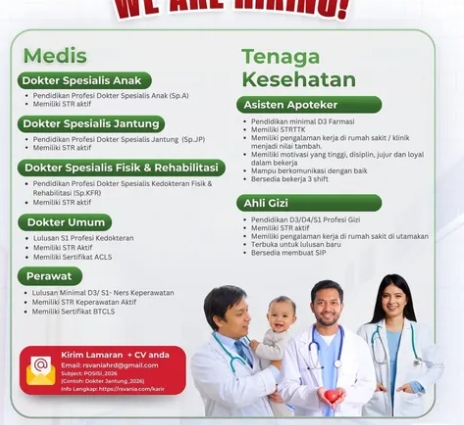 Loker Dokter spesialis anak