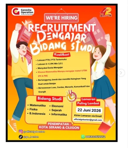 Loker Pengajar Matematika