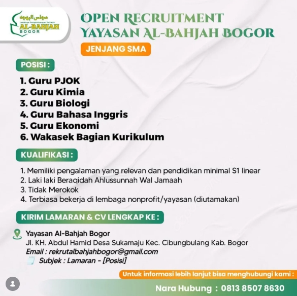 Loker Guru Ekonomi