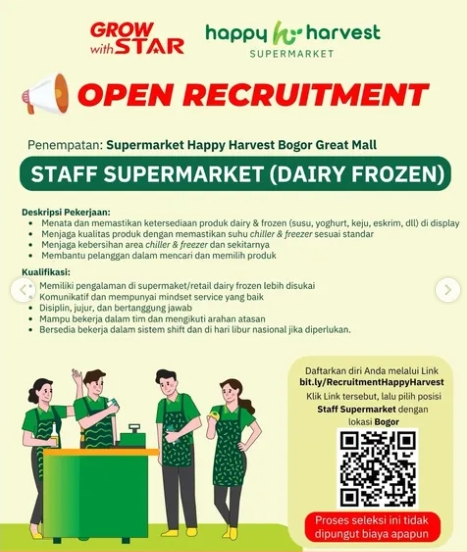 Loker Staff supermarket (dairy frozen)