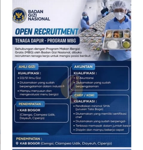 Loker Ahli Gizi