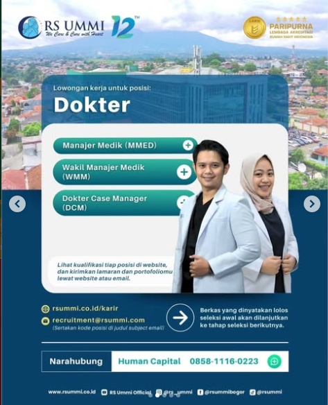 Loker Dokter Case Manajer