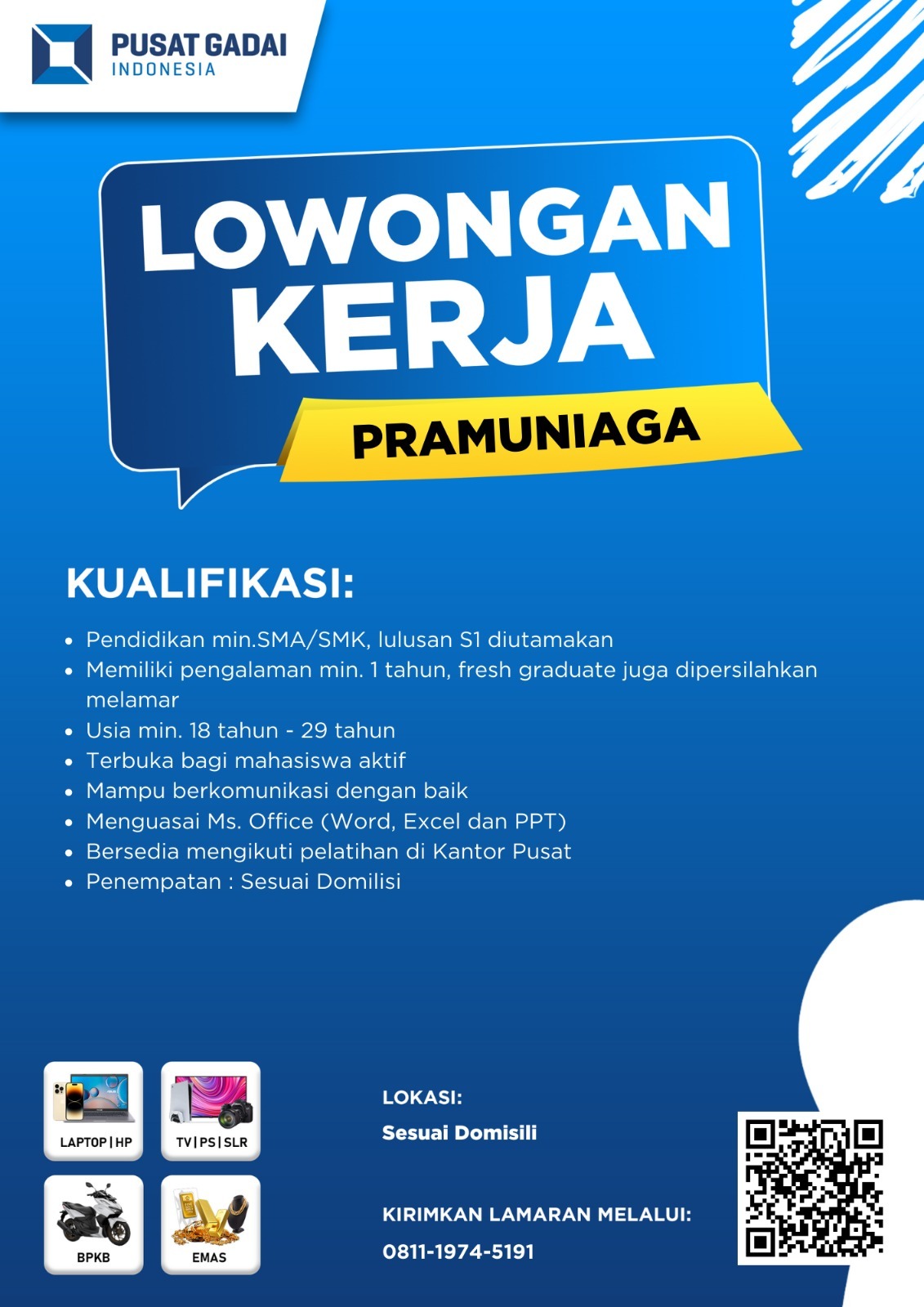 Loker PRAMUNIAGA