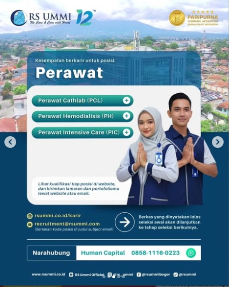 Loker Perawat hemodialisis