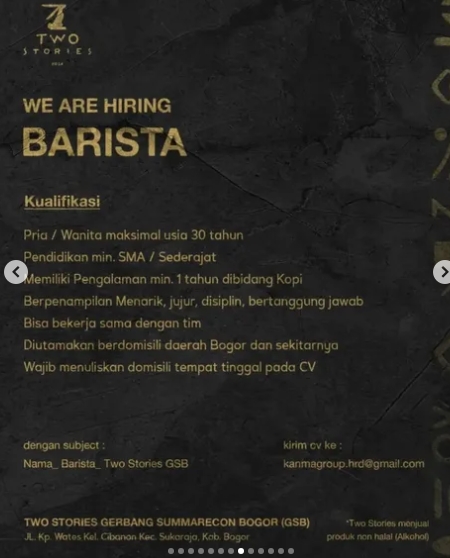 Loker Barista