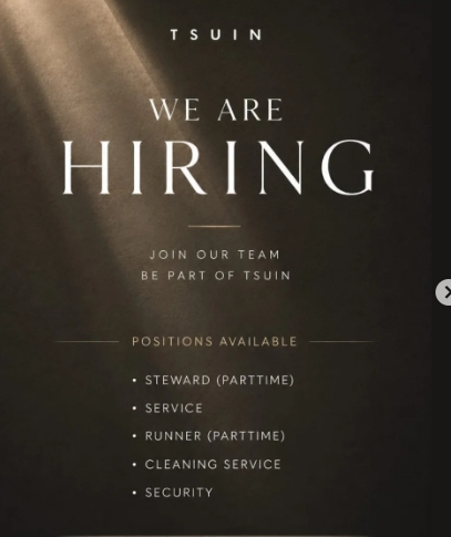 Loker Steward part time