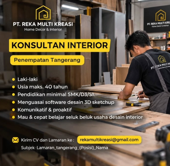 Loker Konsultan interior