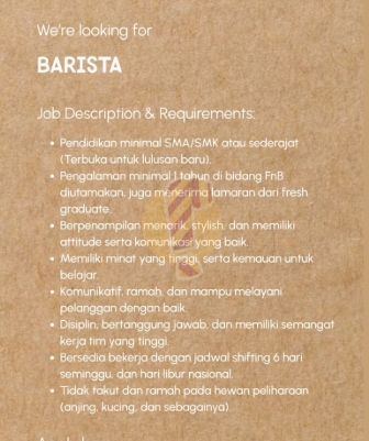 Loker Barista